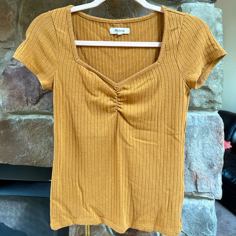 Madewell Ribbed Sweetheart T-Shirt